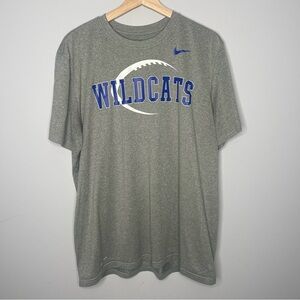 Nike Dri-Fit Kentucky Football Heather Grey Short Sleeve Tee (X-Large)